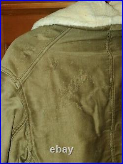 Korean War Era Coat Fleece Lined Militaria