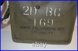 Korean War Era Field Case Telephone Set CY-1181/TT