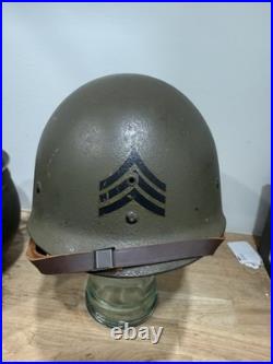 Korean War Era M-1 helmet 31st Division Named