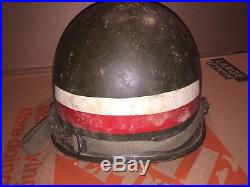 Korean War Era MIlitary Police Helmet