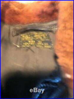 Korean War Era Monarch G1 USN Flight Jacket I'ed With Patch And Extra Patch