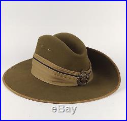 Korean War Era Near Mint Condition RAAF Slouch Hat Named Vietnam Veteran