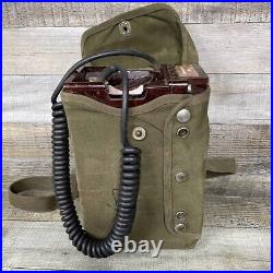 Korean War Era Netherlands Dutch Army TA-3017 Field Telephone TA3017