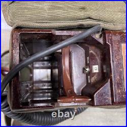 Korean War Era Netherlands Dutch Army TA-3017 Field Telephone TA3017