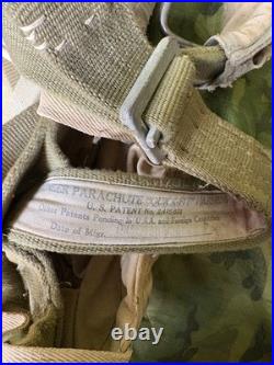 Korean War Era Pioneer Parachute MODEL P5B-28 with QUICK-FIT Harness PACKAGED