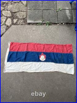 Korean War Era Serbia Flag Rare Z185