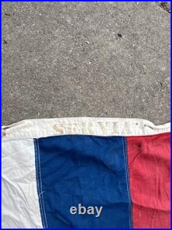 Korean War Era Serbia Flag Rare Z185