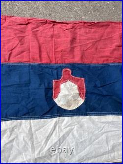 Korean War Era Serbia Flag Rare Z185