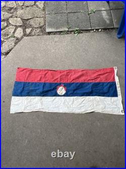 Korean War Era Serbia Flag Rare Z185