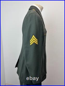 Korean War Era U. S. Army Green Shade 44 Jacket 1952 Serge-43R Korean War Era U. S. Army Green Shade 44 Jacket 1952 Serge-43R