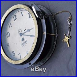 Korean War Era US 10 Dial Chelsea Ships Deck Clock Foxboro Alcoa Aluminum
