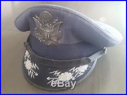 Korean War Era US Air Force Luxenberg Bullion Uniform Cap