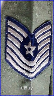Korean War Era US Air Force Uniform Dog Tags 320th Bombardment Patch Named USAF
