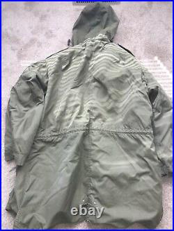 Korean War Era US Army Fishtail Parka With Liner, Medium With Large Liner