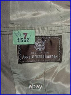 Korean War Era US Army Officer Uniform Named 2nd Lt Grant A. Mortensen 2AD