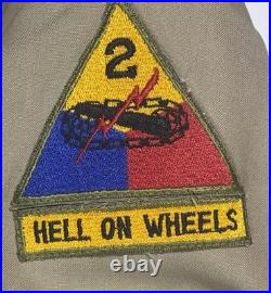 Korean War Era US Army Officer Uniform Named 2nd Lt Grant A. Mortensen 2AD