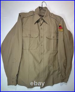 Korean War Era US Army Officer Uniform Named 2nd Lt Grant A. Mortensen 2AD