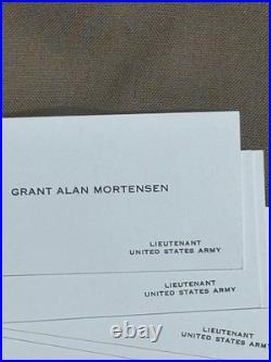 Korean War Era US Army Officer Uniform Named 2nd Lt Grant A. Mortensen 2AD