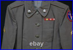 Korean War Era US Army WAC Corporal Washington District Uniform Blouse Skirt Cap