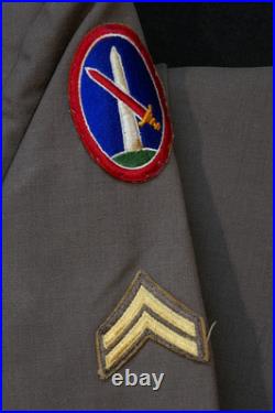 Korean War Era US Army WAC Corporal Washington District Uniform Blouse Skirt Cap