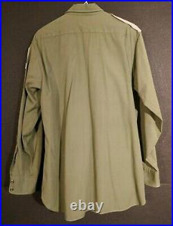 Korean War Era US Civil Defense Tulsa Oklahoma Officer Shirt and Tie Scarce Orig
