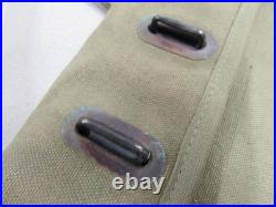 Korean War Era US Mail Bag with Locking Strap Canvas 1950 Dated Post WW2