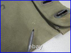 Korean War Era US Mail Bag with Locking Strap Canvas 1950 Dated Post WW2