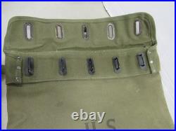 Korean War Era US Mail Bag with Locking Strap Canvas 1950 Dated Post WW2
