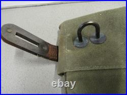 Korean War Era US Mail Bag with Locking Strap Canvas 1950 Dated Post WW2