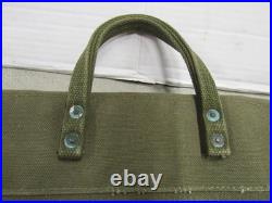 Korean War Era US Mail Bag with Locking Strap Canvas 1950 Dated Post WW2