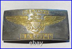 Korean War Era US Navy Aviator Belt Buckle Identified