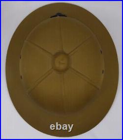 Korean War Era USMC Pressed Fiber Sun Helmet