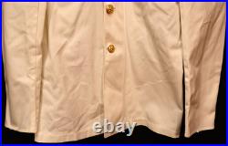 Korean War Era USMS Merchant Marine Captain's Dress White Uniform 37R & Boards