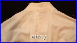 Korean War Era USMS Merchant Marine Captain's Dress White Uniform 37R & Boards