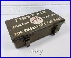 Korean War Era Vehicle First Aid Kit -9-221-200 All Correct Original Contents