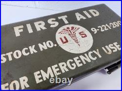 Korean War Era Vehicle First Aid Kit -9-221-200 All Correct Original Contents Korean War Era Vehicle First Aid Kit -9-221-200 All Correct Original Contents