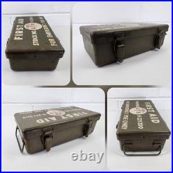 Korean War Era Vehicle First Aid Kit -9-221-200 All Correct Original Contents