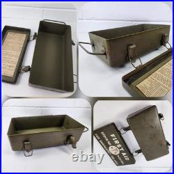Korean War Era Vehicle First Aid Kit -9-221-200 All Correct Original Contents