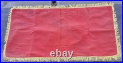 Korean War Era Vintage Wall Hanging Velvet/Velour Embroidered Tigers