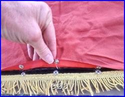 Korean War Era Vintage Wall Hanging Velvet/Velour Embroidered Tigers