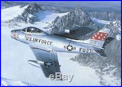 Korean War F-86F Sabre Factory Logo Rudder Pedal & Linkage Nice