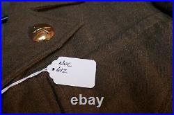 Korean War Field Jacket Wool OD Ike 1949 Artillery 24th Infantry 4th Army CPL