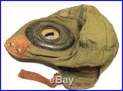 Korean War Gentex H-4 Flight Helmet US Navy Marines Oxygen Mask Inner Cloth Comm