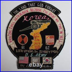 Korean War Go to Hell Patch B. BTRY 6th HOWS. BN. 15th ARTY 7th DIV 1961-1962 Korean War Go to Hell Patch B. BTRY 6th HOWS. BN. 15th ARTY 7th DIV 1961-1962