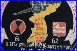 Korean War Go to Hell Patch B. BTRY 6th HOWS. BN. 15th ARTY 7th DIV 1961-1962