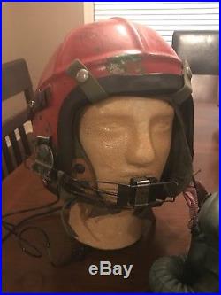 Korean War H-3 Navy Pilot Flight Helmet With Oxygen Mask MS-22001