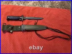 Korean War IMPERIAL M5 Bayonet & US M8A1 Scabbard M1 Garand