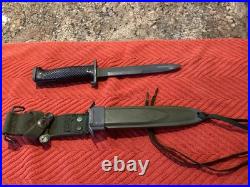 Korean War IMPERIAL M5 Bayonet & US M8A1 Scabbard M1 Garand