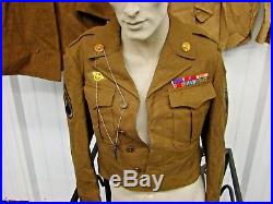 Korean War Jacket Uniform. General Macarthur's Aid XII CORP, 4TH ARMOURED DIV