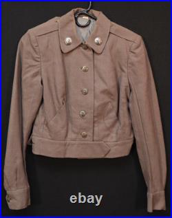 Korean War Jacket Wool Taupe Womens Size 10R Dated 1951 Dress Parade Artillery B